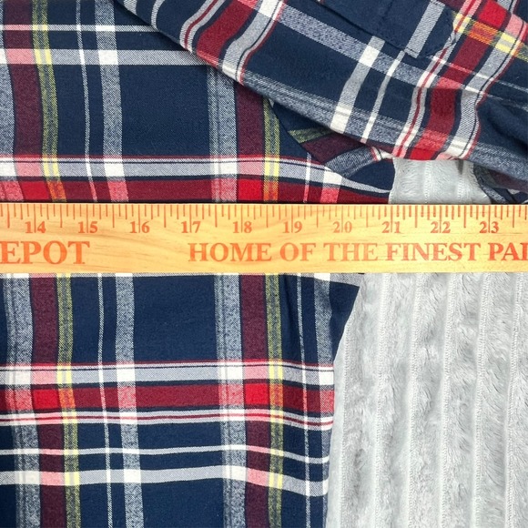 Mizzen Main Trim Fit Button Down Flannel Shirt Mens S Plaid Casual Preppy Office - Picture 7 of 11